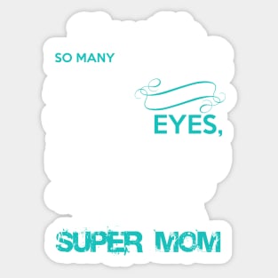 Super Mom Quote Sticker